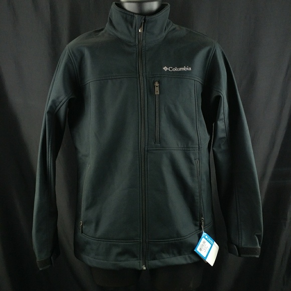 men's columbia smooth spiral hooded softshell jacket
